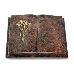 Grabbuch Livre Podest Folia/Aruba Lilie (Bronze)