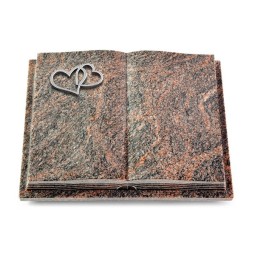 Grabbuch Livre Podest Folia/Himalaya Herzen (Alu)