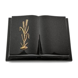 Grabbuch Livre Podest Folia/Indisch Black Ähren 2 (Bronze)