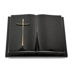 Grabbuch Livre Podest Folia/Indisch Black Kreuz 2 (Bronze)