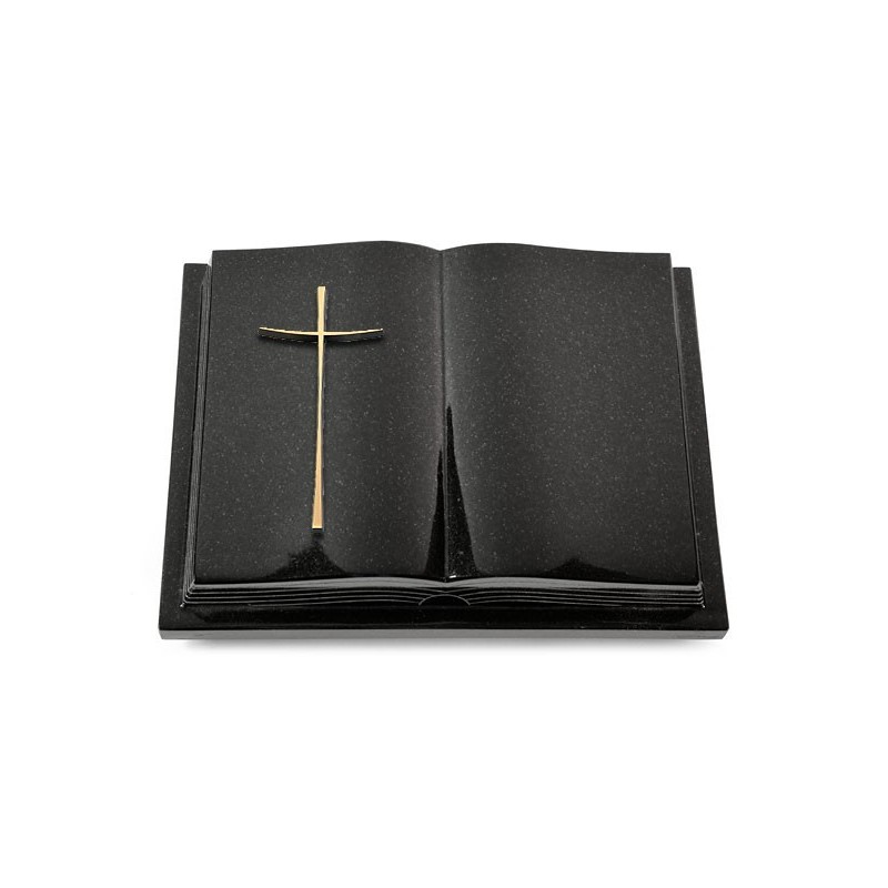 Grabbuch Livre Podest Folia/Indisch Black Kreuz 2 (Bronze)
