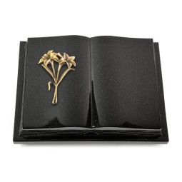 Grabbuch Livre Podest Folia/Indisch Black Lilie (Bronze)