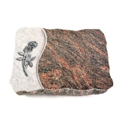 Grabplatte Himalaya Wave Rose 6 (Alu)