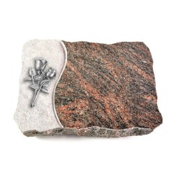 Grabplatte Himalaya Wave Rose 11 (Alu)