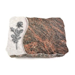 Grabplatte Himalaya Wave Rose 13 (Alu)