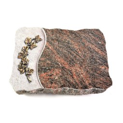 Grabplatte Himalaya Wave Efeu (Bronze)