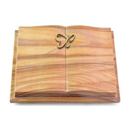 Grabbuch Livre Podest Folia/Rainbow Papillon (Bronze)