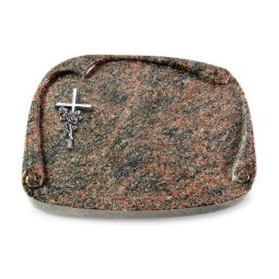 Grabbuch Papyros/Himalaya Kreuz/Rose (Alu)