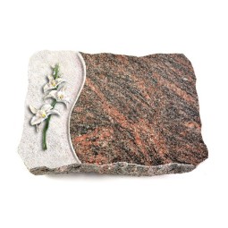 Grabplatte Himalaya Wave Orchidee (Color)