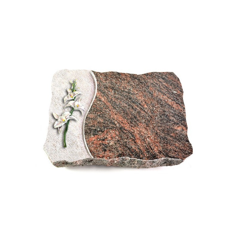Grabplatte Himalaya Wave Orchidee (Color)