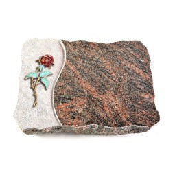 Grabplatte Himalaya Wave Rose 2 (Color)