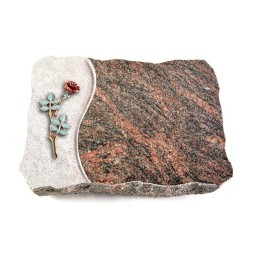 Grabplatte Himalaya Wave Rose 4 (Color)