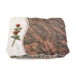 Grabplatte Himalaya Wave Rose 6 (Color)