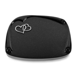 Grabbuch Papyros/Indisch Black Herzen (Alu)