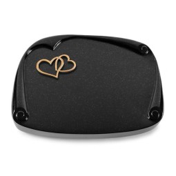 Grabbuch Papyros/Indisch Black Herzen (Bronze)