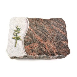 Grabplatte Himalaya Wave Rose 8 (Color)