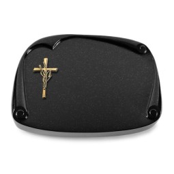 Grabbuch Papyros/Indisch Black Kreuz/Ähren (Bronze)