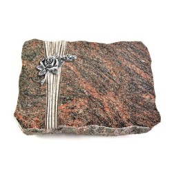 Grabplatte Himalaya Strikt Rose 1 (Alu)