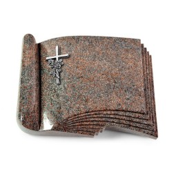 Grabbuch Prestige/Paradiso Kreuz/Rose (Alu)