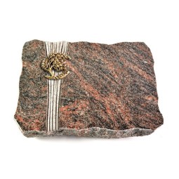 Grabplatte Himalaya Strikt Baum 1 (Bronze)