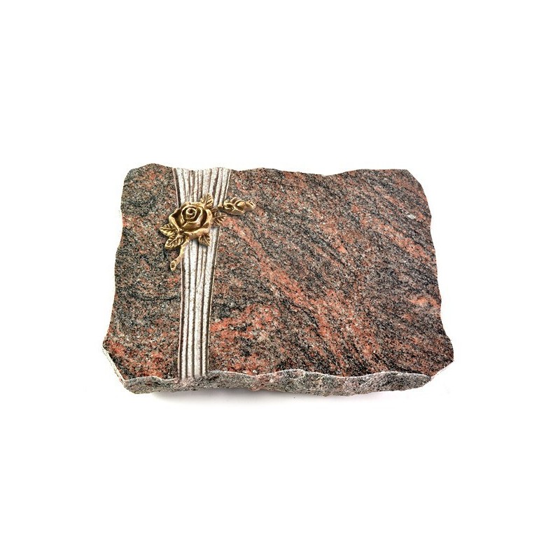 Grabplatte Himalaya Strikt Rose 1 (Bronze)