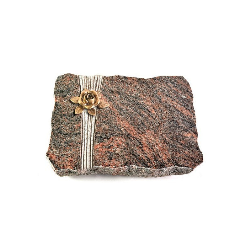 Grabplatte Himalaya Strikt Rose 4 (Bronze)