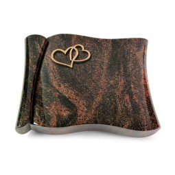 Grabbuch Voltaire/Aruba Herzen (Bronze)