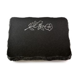 Grabplatte Indisch Black Pure Rose 1