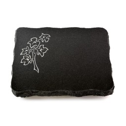 Grabplatte Indisch Black Pure Zweig 2