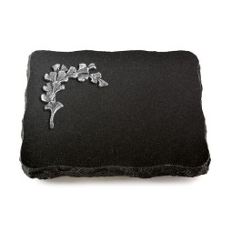 Grabplatte Indisch Black Pure Gingozweig 2 (Alu)