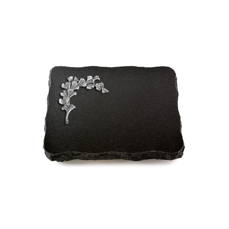 Grabplatte Indisch Black Pure Gingozweig 2 (Alu)