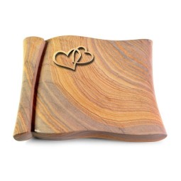 Grabbuch Voltaire/Rainbow Herzen (Bronze)