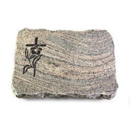 Grabplatte Juparana/Pure Kreuz 3