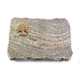 Grabplatte Juparana/Pure Baum 3 (Bronze)