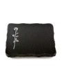 Grabplatte Indisch Black Pure Rose 12 (Alu)