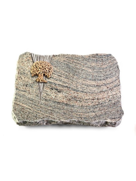Grabplatte Juparana/Delta Baum 3 (Bronze)