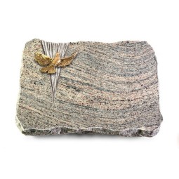 Grabplatte Juparana/Delta Taube (Bronze)