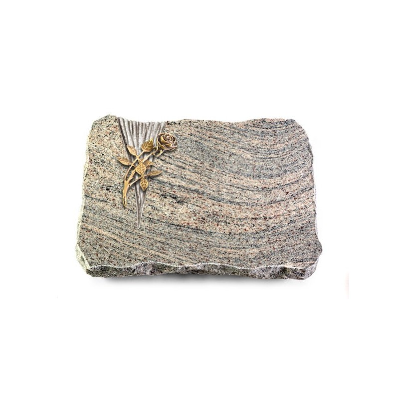 Grabplatte Juparana/Delta Rose 6 (Bronze)