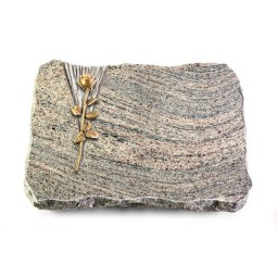 Grabplatte Juparana/Delta Rose 12 (Bronze)