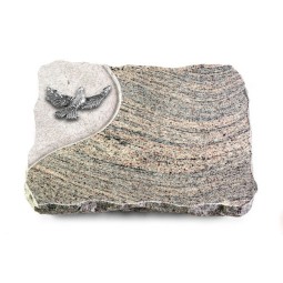 Grabplatte Juparana/Folio Taube (Alu)