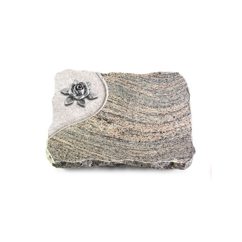 Grabplatte Juparana/Folio Rose 4 (Alu)