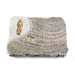 Grabplatte Juparana/Folio Maria (Bronze)