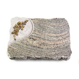 Grabplatte Juparana/Folio Rose 5 (Bronze)