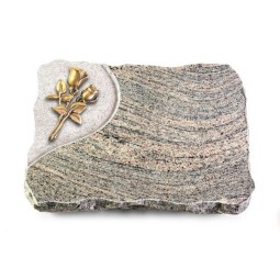 Grabplatte Juparana/Folio Rose 11 (Bronze)