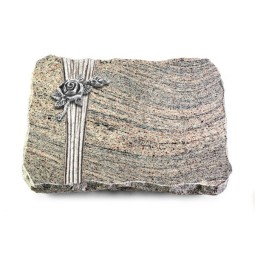 Grabplatte Juparana/Strikt Rose 1 (Alu)