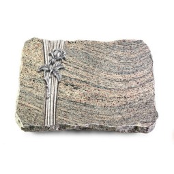 Grabplatte Juparana/Strikt Rose 2 (Alu)