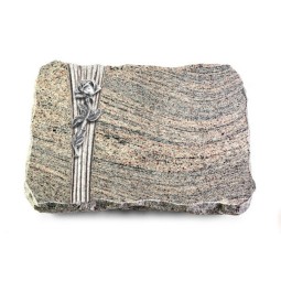 Grabplatte Juparana/Strikt Rose 7 (Alu)