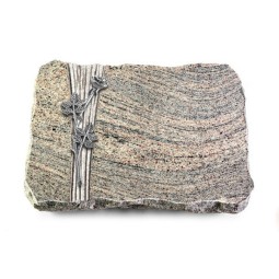 Grabplatte Juparana/Strikt Rose 9 (Alu)