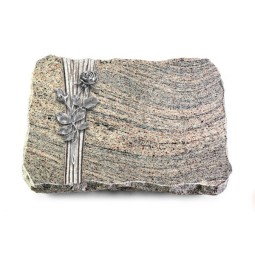 Grabplatte Juparana/Strikt Rose 13 (Alu)