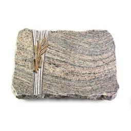 Grabplatte Juparana/Strikt Ähren 1 (Bronze)